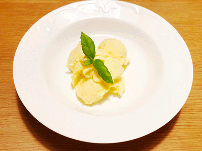 Supergod nyttig glass med mango