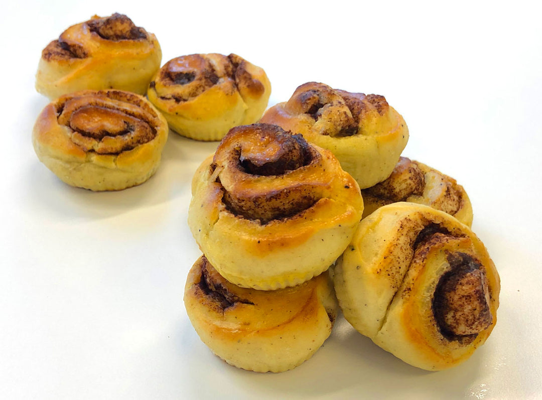 Supergoda sockerfria kanelbullar