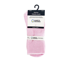 DiaFeet Snygga Diabetesstrumpor i bambu Rosa 3-pack