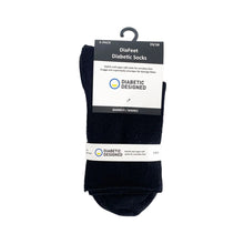 DiaFeet Diabetesstrumpor i bambu Svart 3-pack