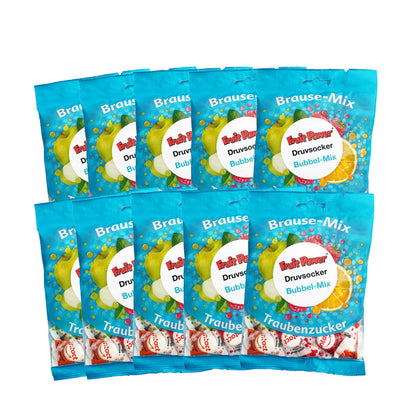 Druvsocker Bubbelmix 10-pack