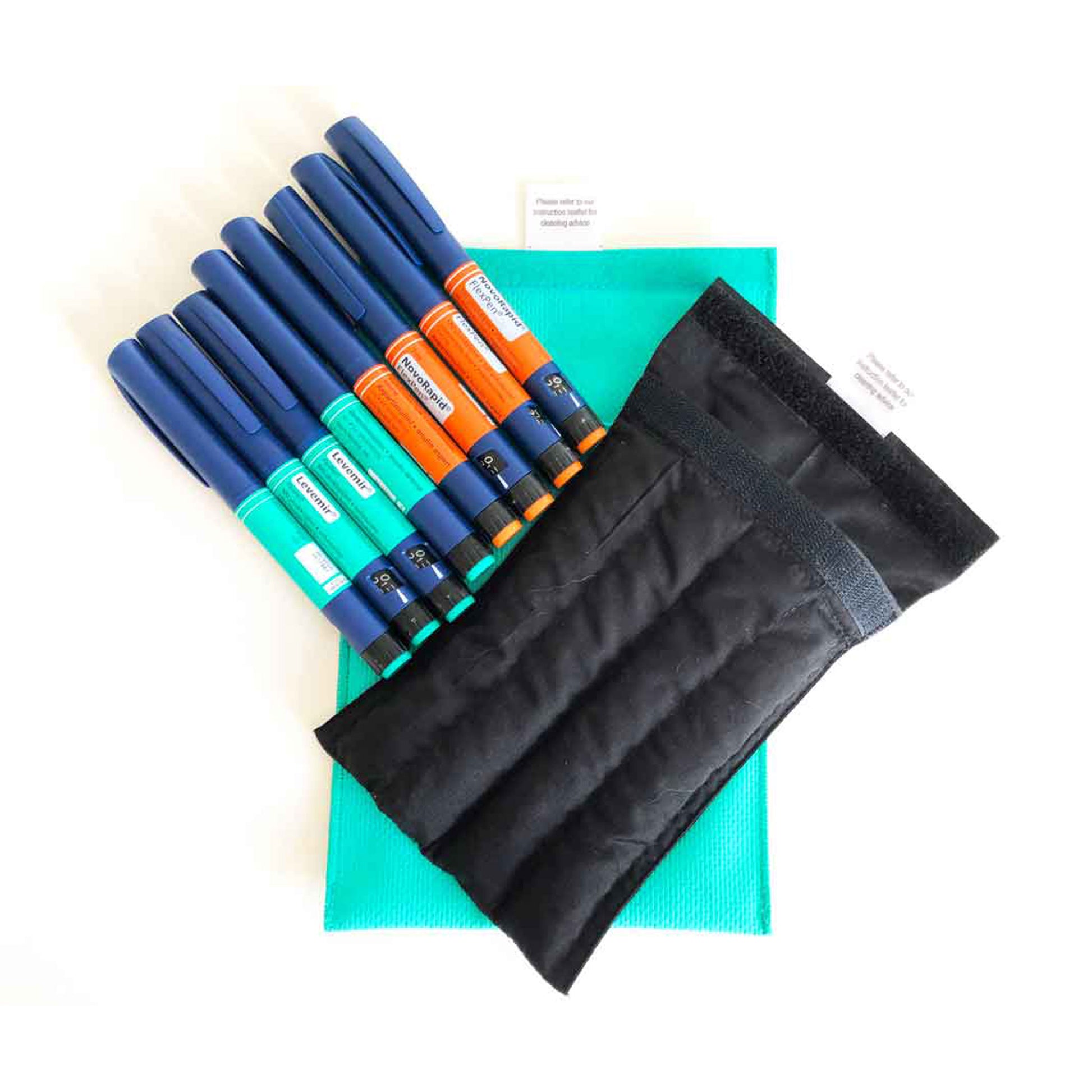 FRIO Large Kylfodral Smaragd Grön 8 insulinpennor