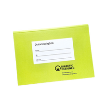 Diabetesdagbok grön framsida