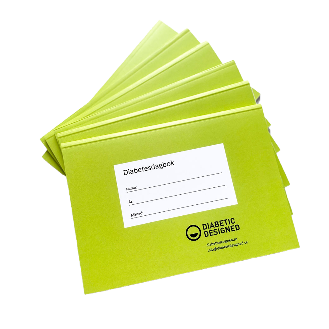 Diabetesdagbok Grön Halvårspaket (6 böcker)