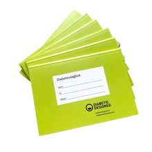 Diabetesdagbok Grön Halvårspaket (6 böcker)