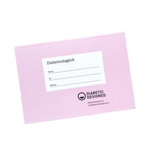 Diabetesdagbok rosa framsida
