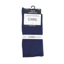 DiaFeet Snygga Diabetesstrumpor i bambu Marin