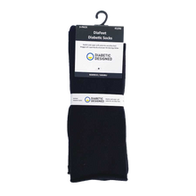 DiaFeet Snygga Diabetesstrumpor i bambu Svart