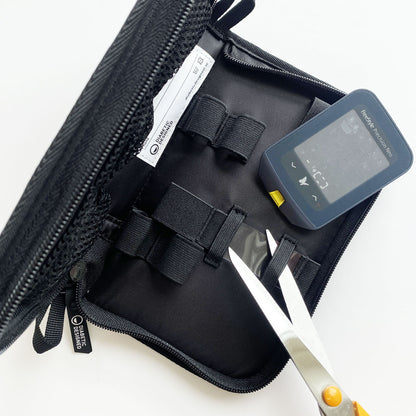 Diabetesväska för pennor Svart Diabetic Designed klippa justera