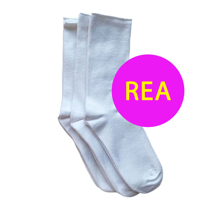 DiaFeet Snygga Diabetesstrumpor i bambu Vit 3-pack mellandagsrea