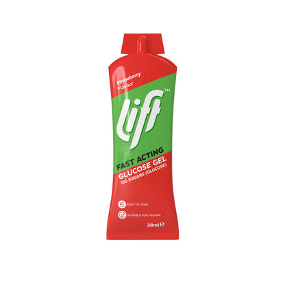Druvsocker LIFT Gluco Gel Jordgubb 
