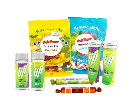 Druvsocker Prova-på paketet testa olika smaker sorter