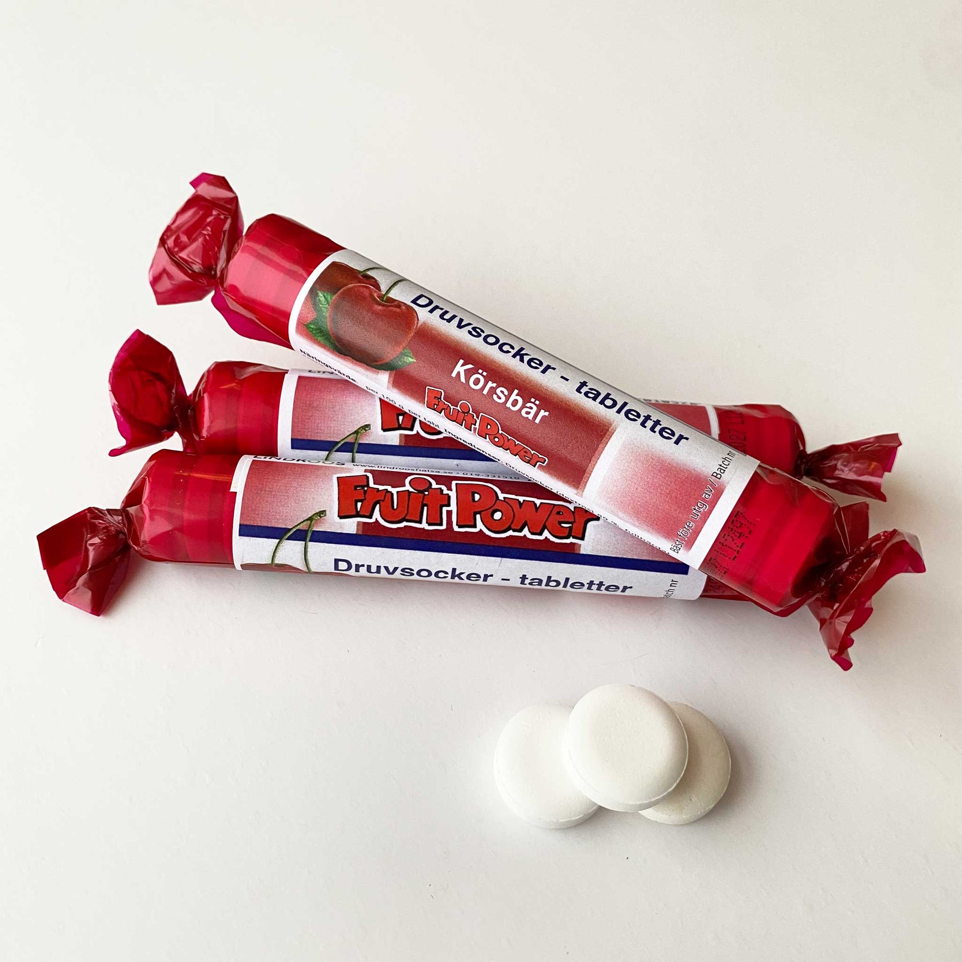 Druvsocker FruitPower Körsbär tabletter