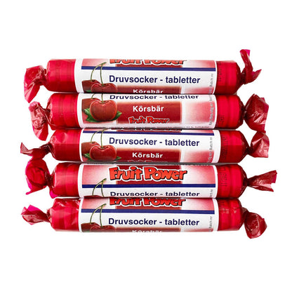 Druvsocker FruitPower Körsbär 5-pack