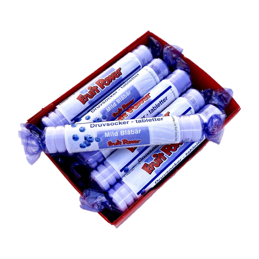 Druvsocker FruitPower Mild Blåbär 15-pack