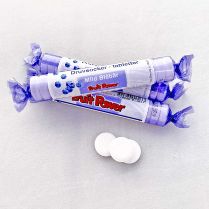 Druvsocker FruitPower Mild Blåbär 15-pack tabletter
