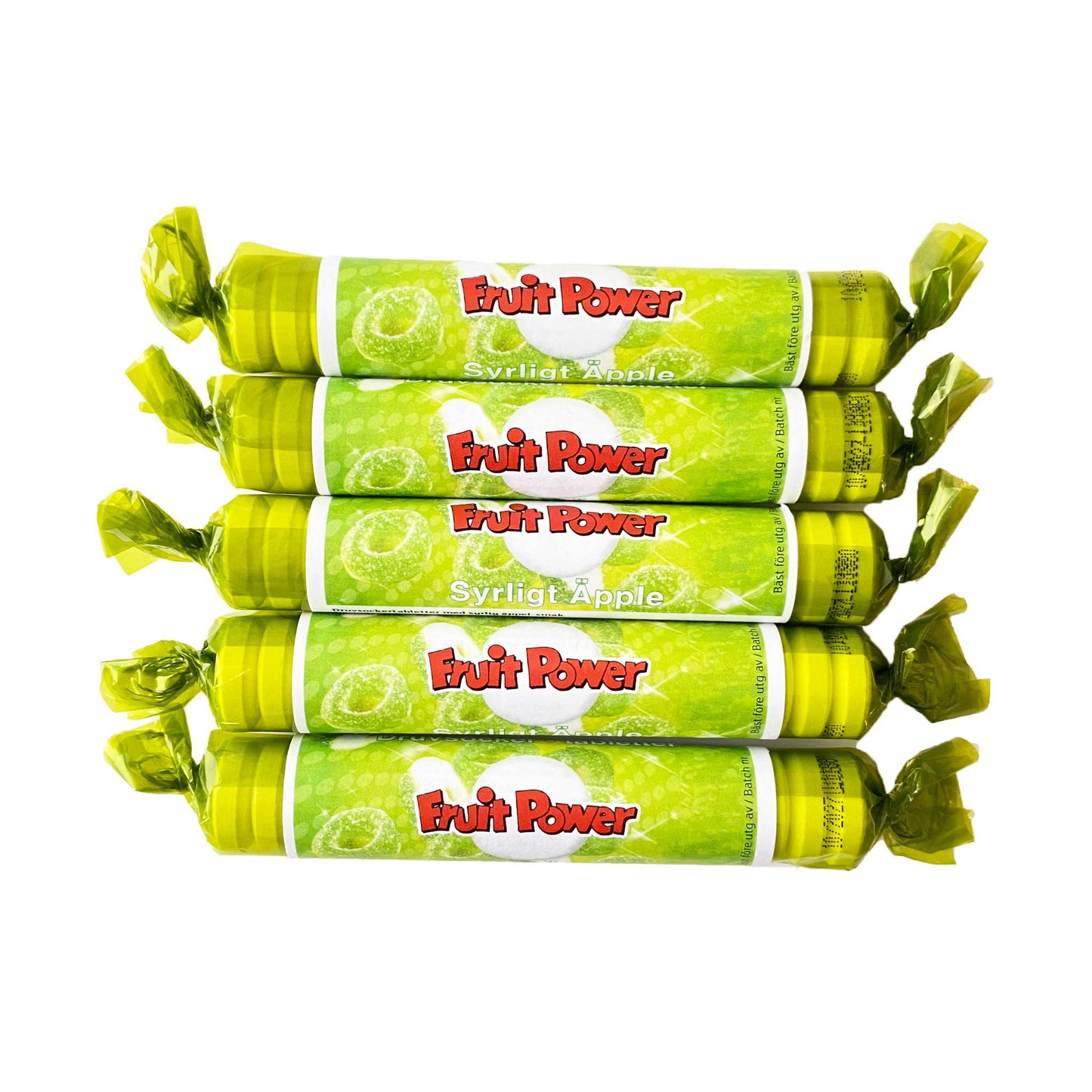 Druvsocker FruitPower Syrligt Äpple 5-pack