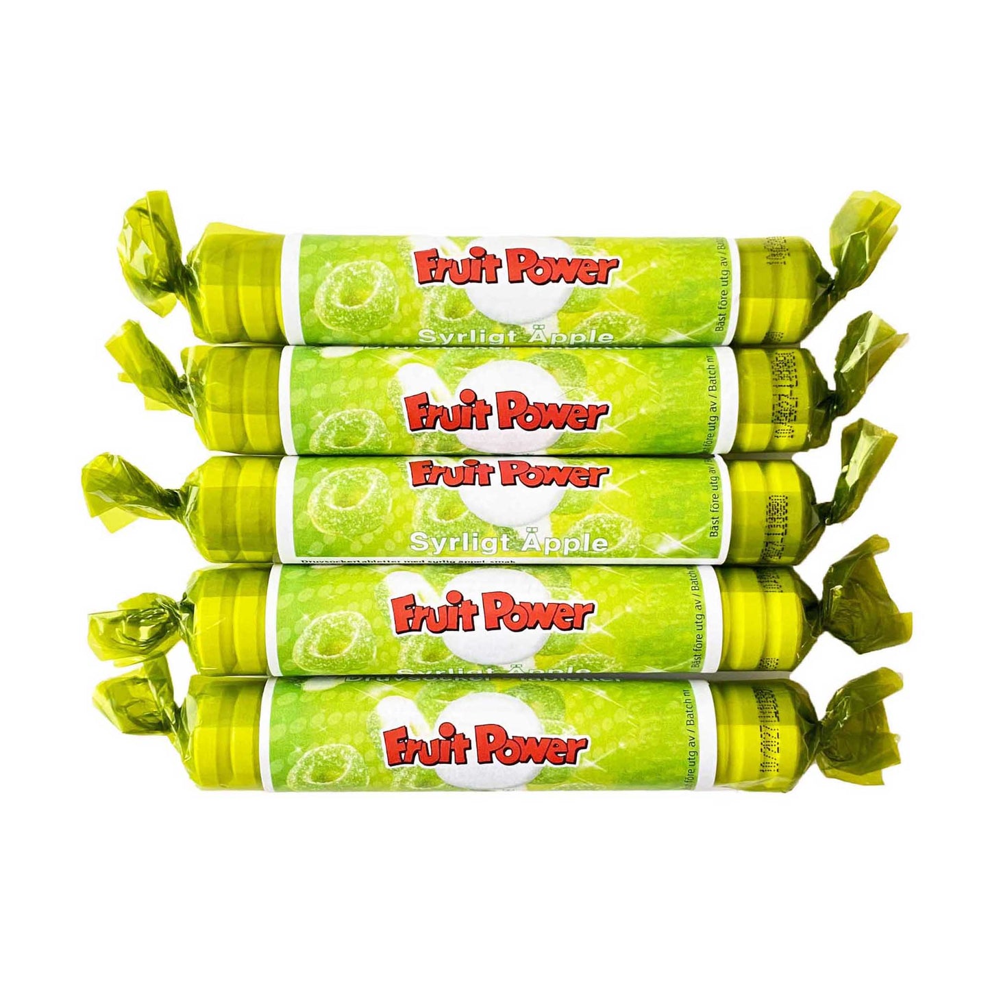 Druvsocker FruitPower Syrligt Äpple 5-pack