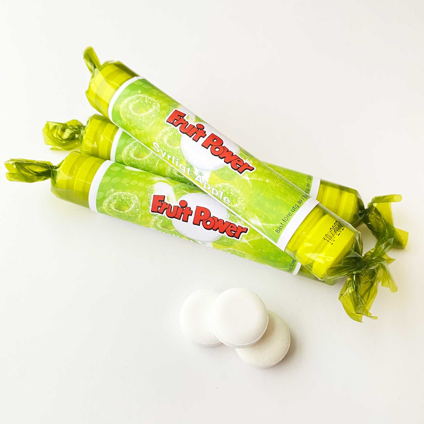 Druvsocker FruitPower Syrligt Äpple tabletter