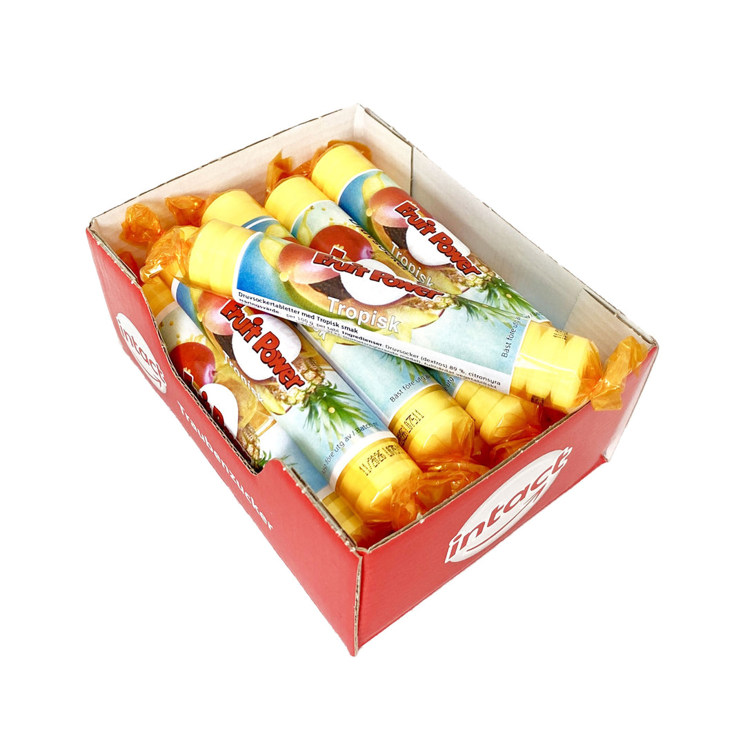Druvsocker FruitPower Tropisk 15-pack box