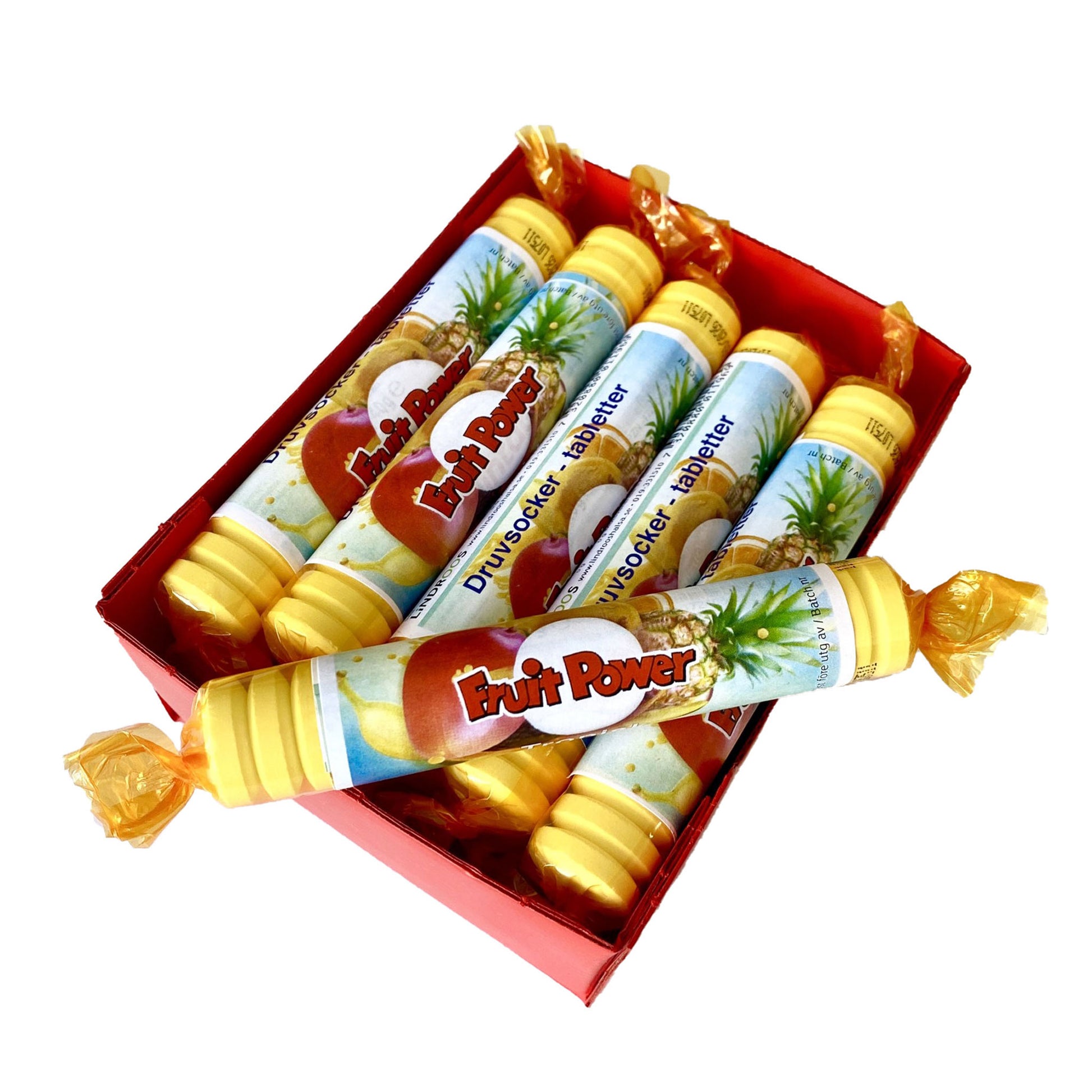 Druvsocker FruitPower Tropisk 15-pack box