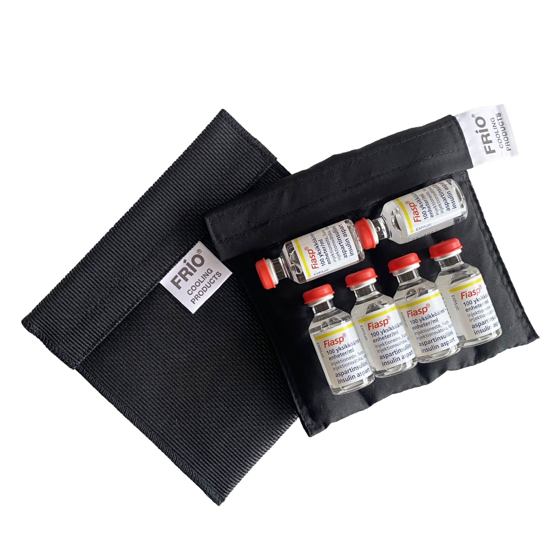 FRIO Kylfodral Insulin 3 Flaskor Svart