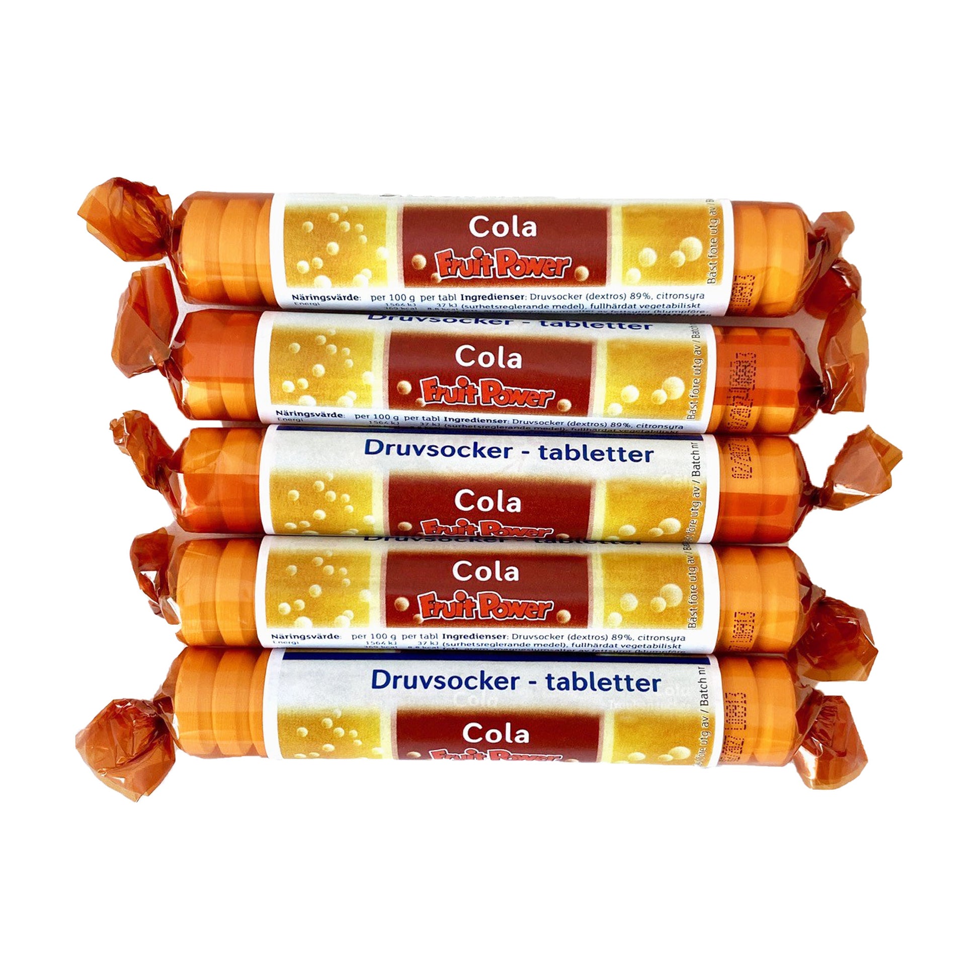 Druvsocker FruitPower Cola 5-pack