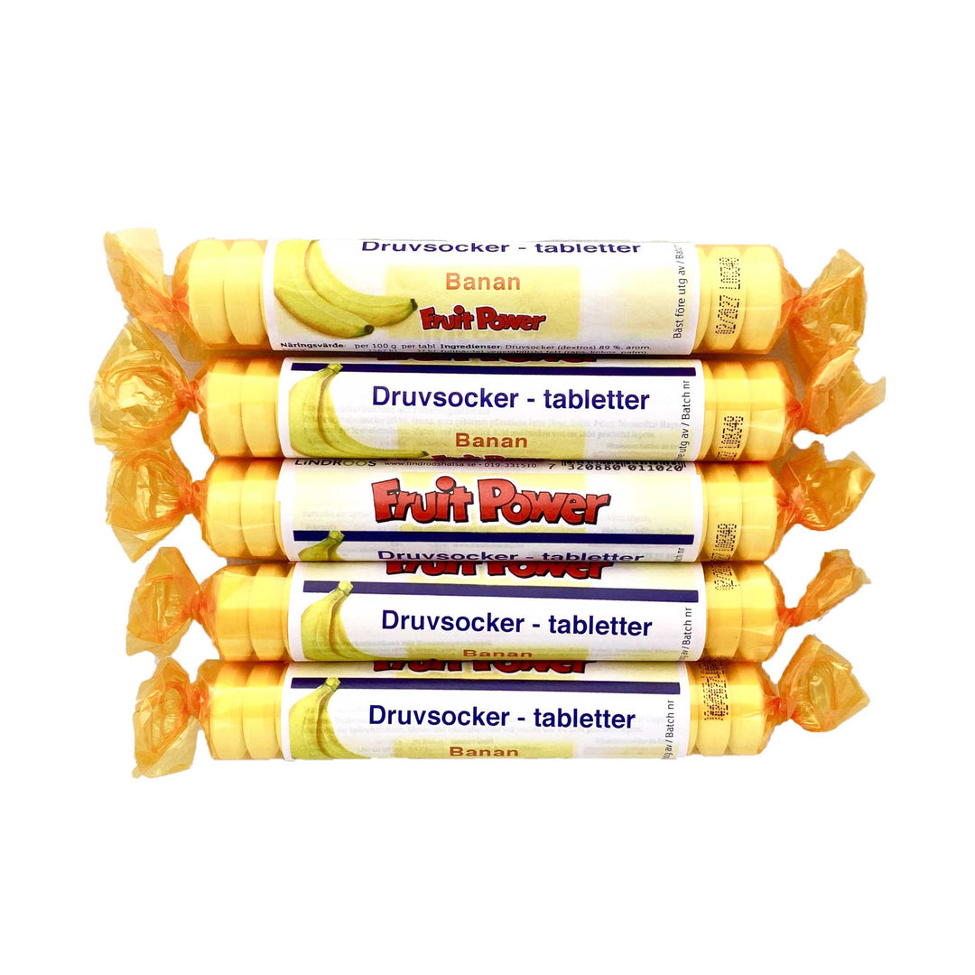 Druvsocker FruitPower Banan 5-pack