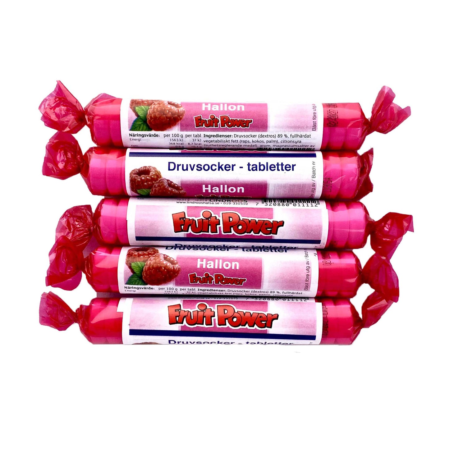 Druvsocker FruitPower Hallon 5-Pack
