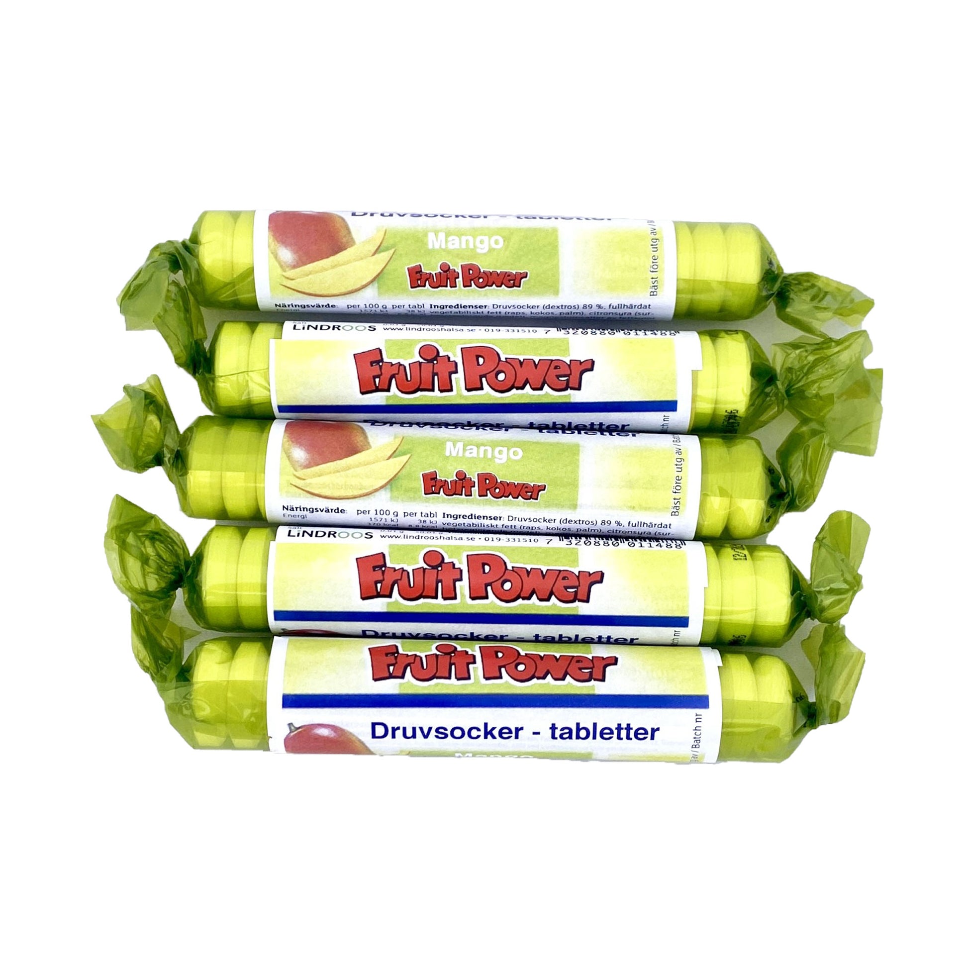 Druvsocker FruitPower Mango 5-pack