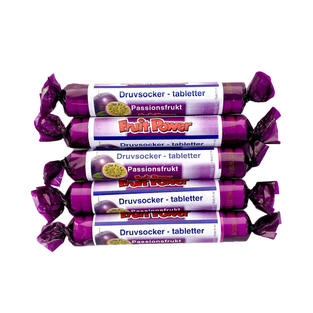 Druvsocker FruitPower Passionsfrukt 5-pack