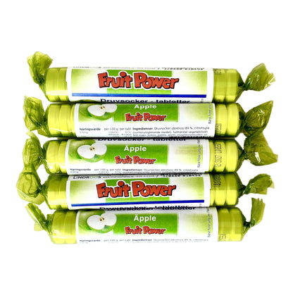 Druvsocker FruitPower Grönt Äpple 5-pack