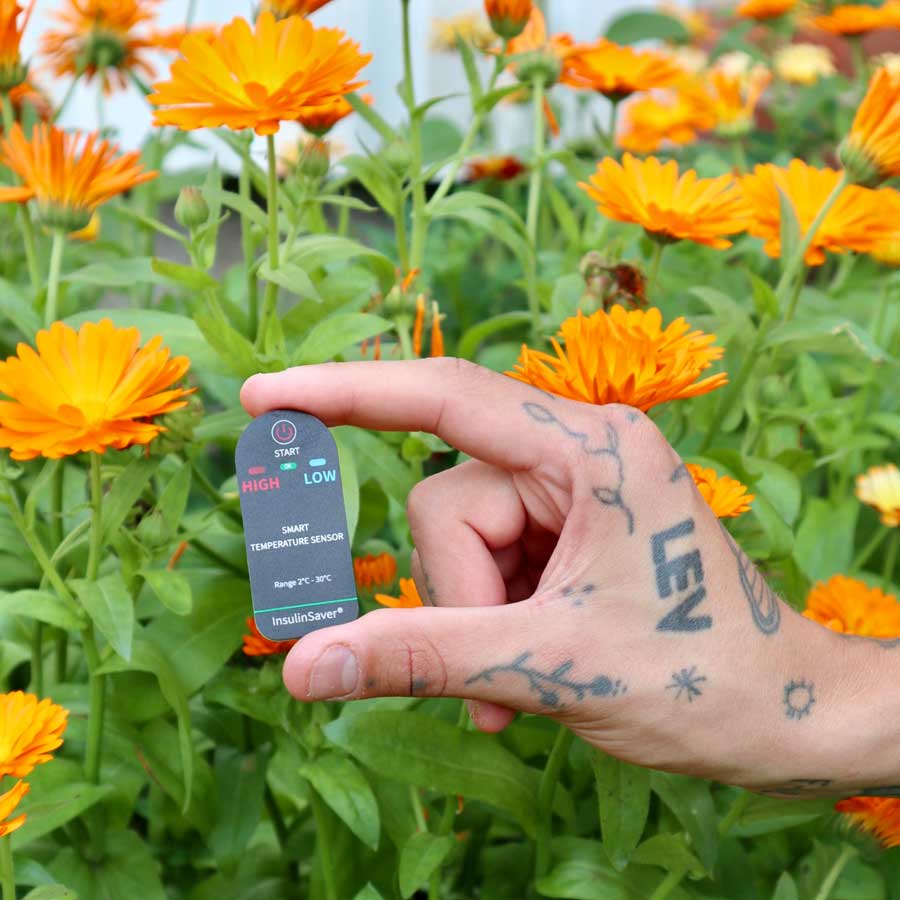 InsulinSaver Smart Insulin Termometer hand