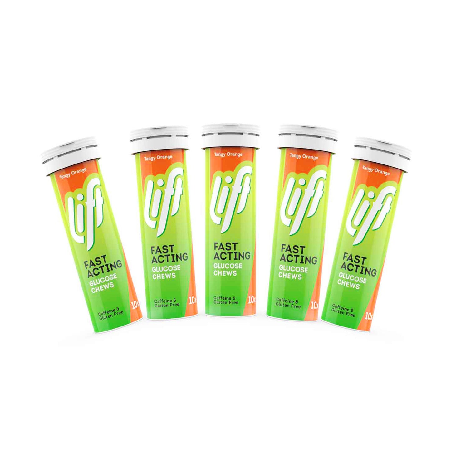 Druvsocker LIFT Apelsin 5-pack