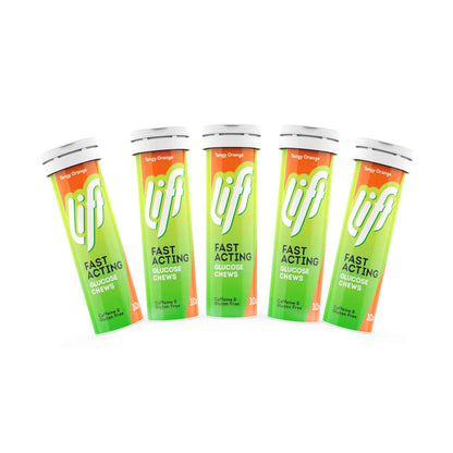 Druvsocker LIFT Apelsin 5-pack