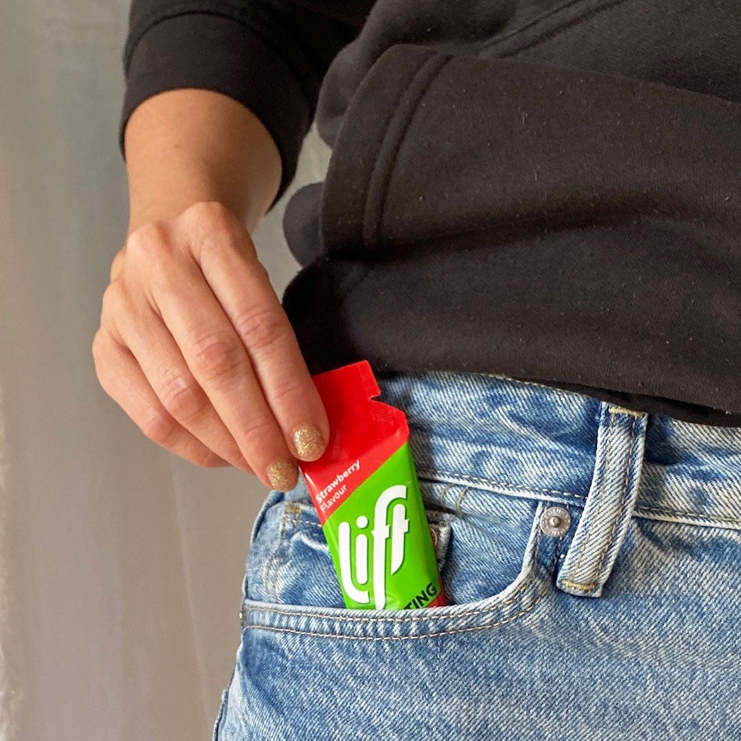 LIFT GlucoGel Jordgubb i fickan