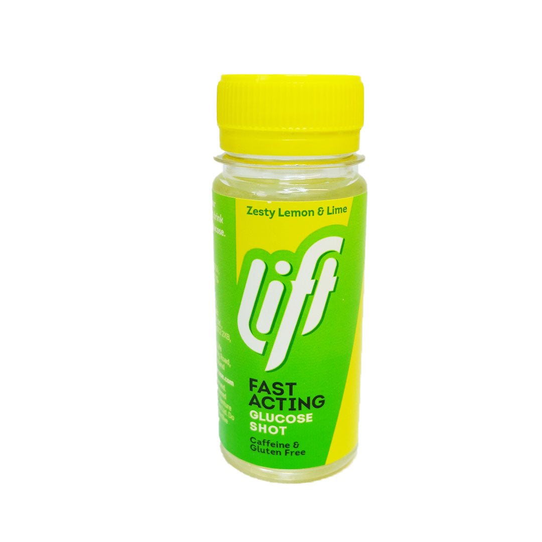 Drickbart druvsocker LIFT GlucoShot citron lime flaska