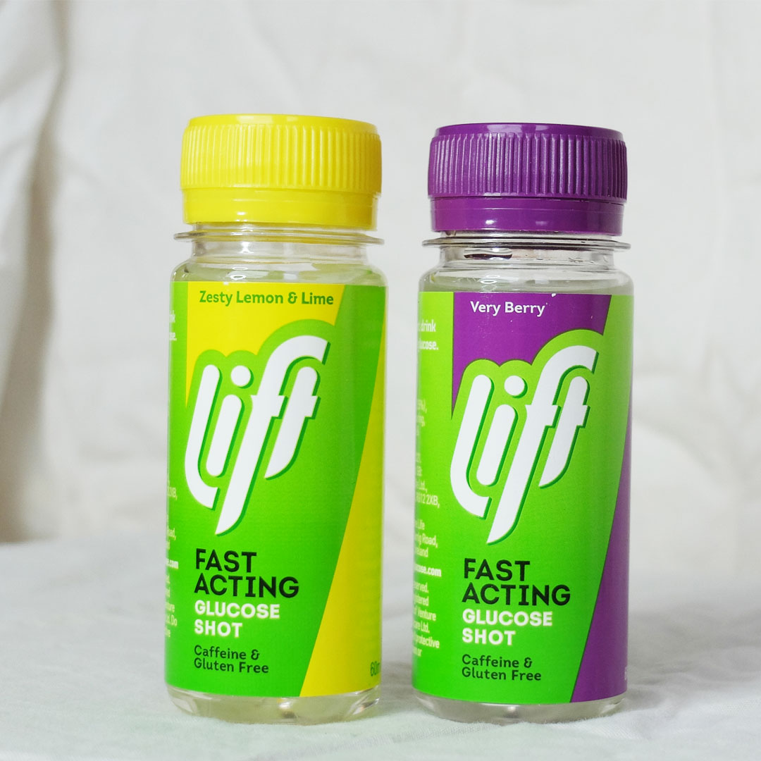 Druvsocker LIFT GlucoShot Prova Citron-Lime Bär