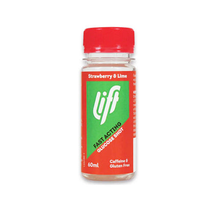 Drickbart druvsocker LIFT GlucoShot Jordgubb lime flaska