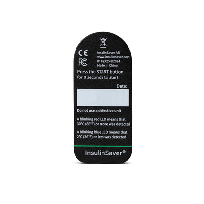 InsulinSaver Smart Insulin Termometer baksida