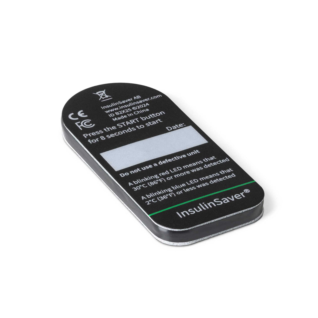 InsulinSaver Smart Insulin Termometer baksida sida