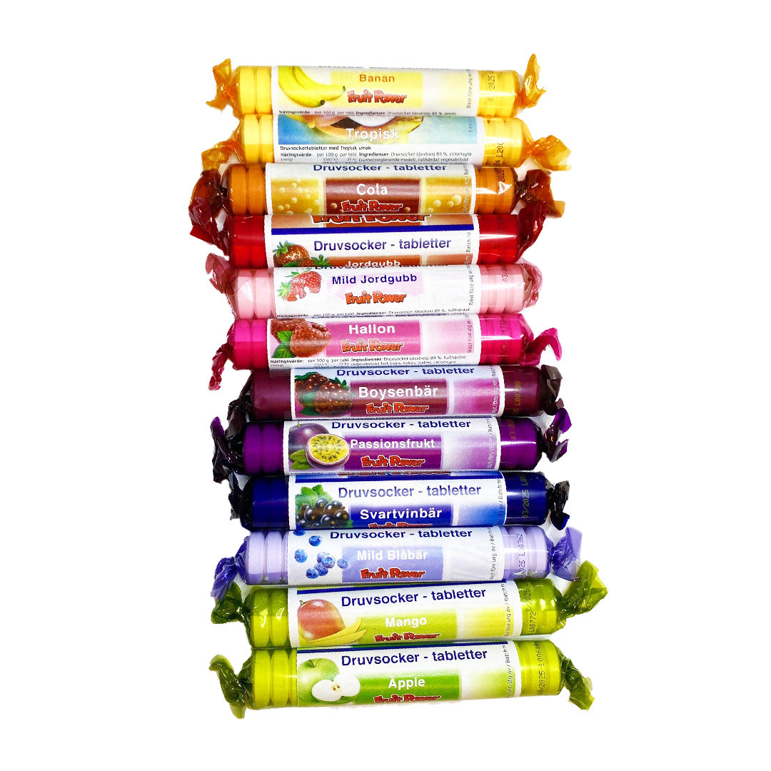 Druvsocker FruitPower Prova Rullar