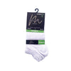 Sneakers diabetesstrumpa i bambu vit 3-pack 36 - 40