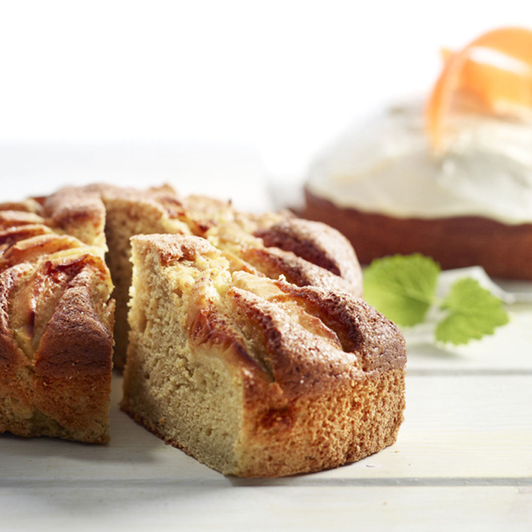 Sukrin sockerfri och glutenfri kakmix äppelkaka