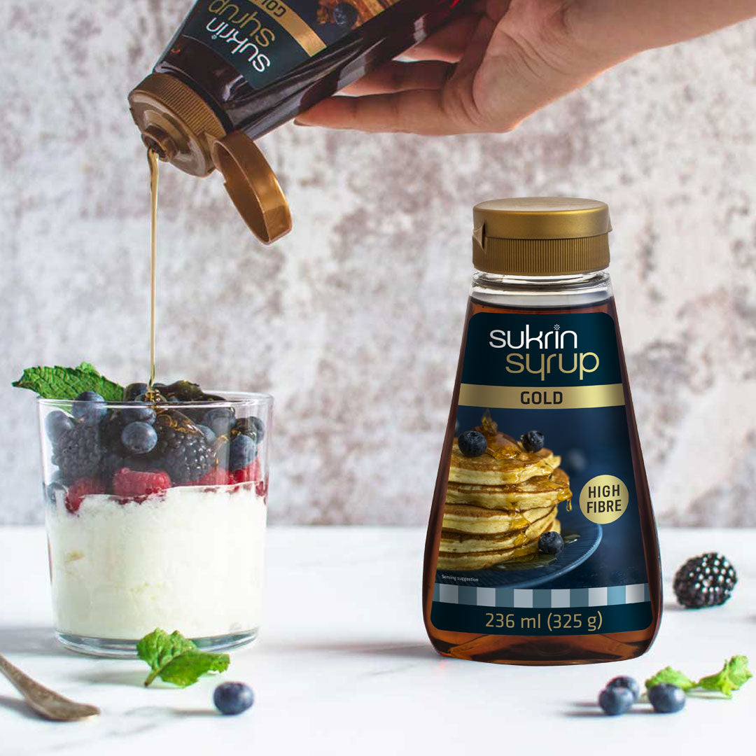 Lågkalori Gold Syrup SUKRIN hälla