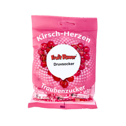 Druvsocker Körsbärshjärtan framsida