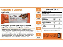 Extend bar choklad & karamell innehållsförteckning