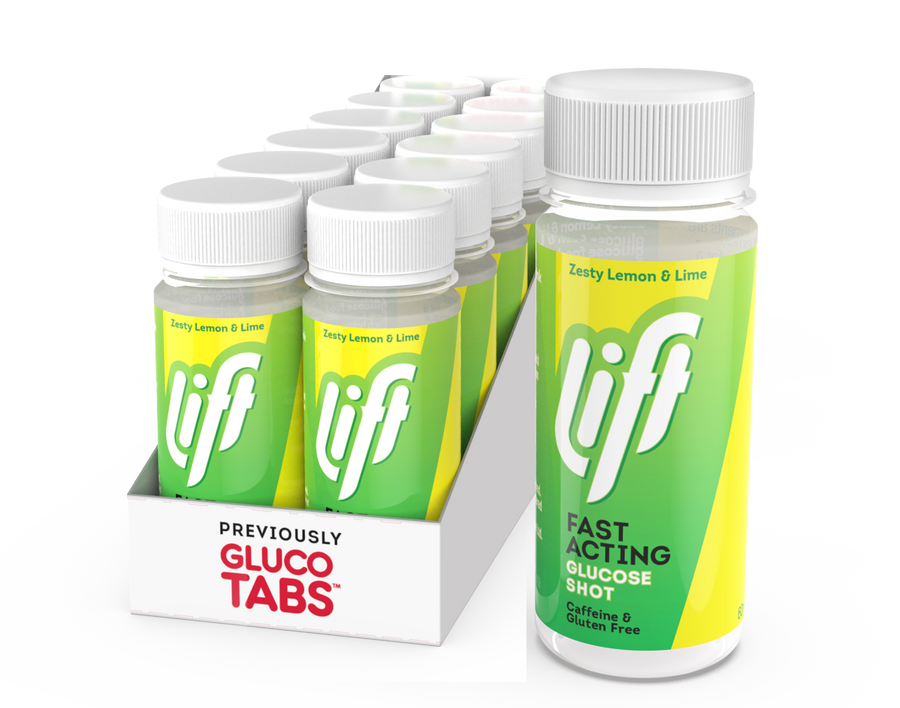 Druvsocker LIFT GlucoShot Citron-Lime 12-pack