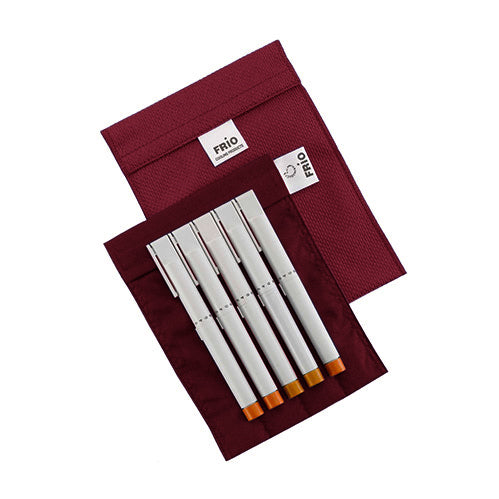 FRIO Large kylfodral Vinröd insulinpennor