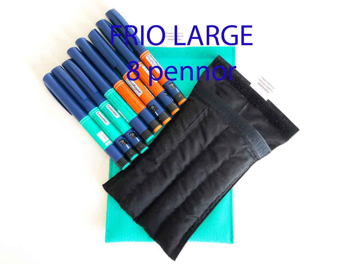 FRIO Large kylfodral innehåll insulinpennor
